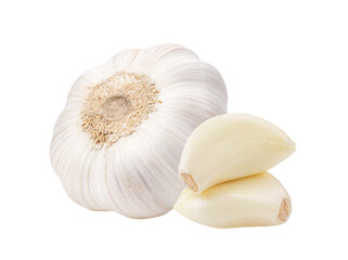 garlic on transparent png