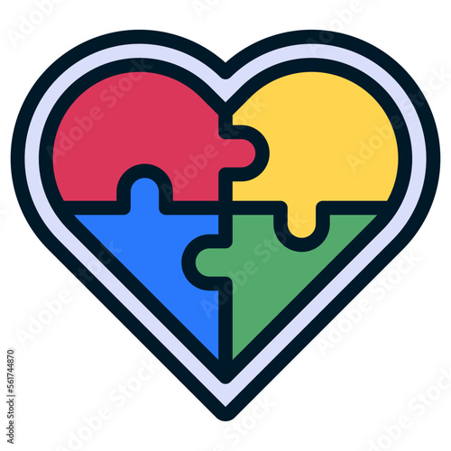 complicated heart illustration