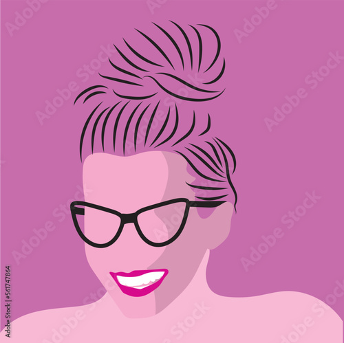 Woman n°4 - Pink and no eyes