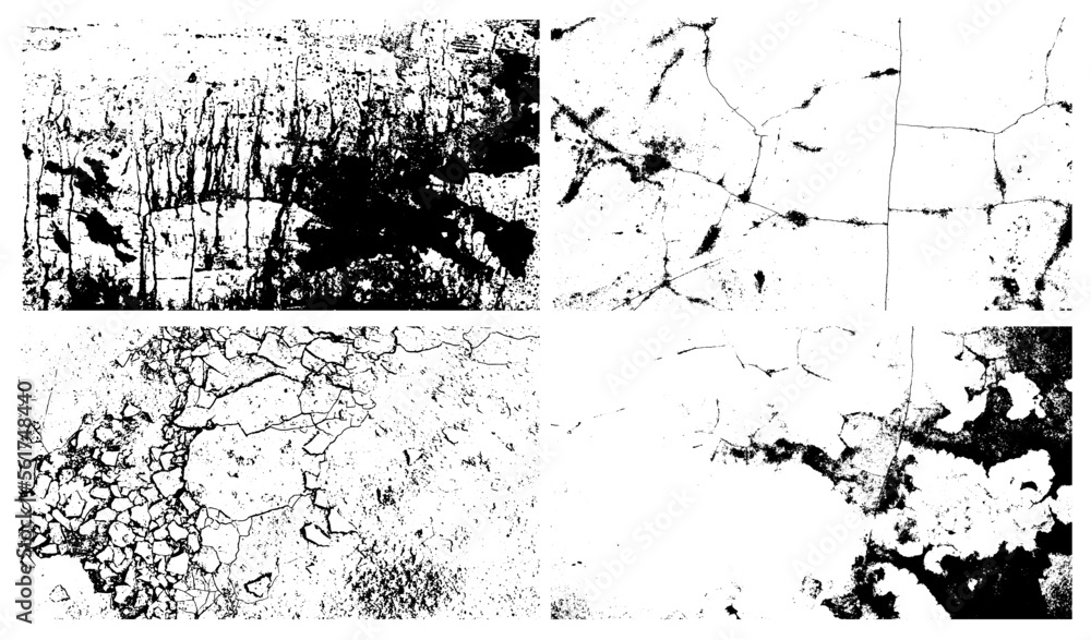 custom made wallpaper toronto digitalSet of grunge design crack texture background. Elements vector Overlay texture set. Different types of texture stamps damaged, paint, old, concrete and other. Vector collection urban grunge overlay. 