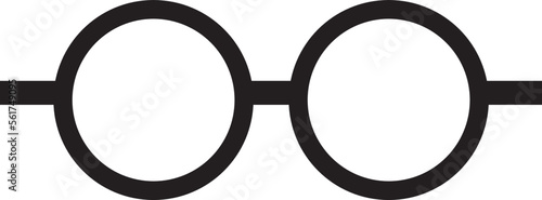 Black round glasses Icon