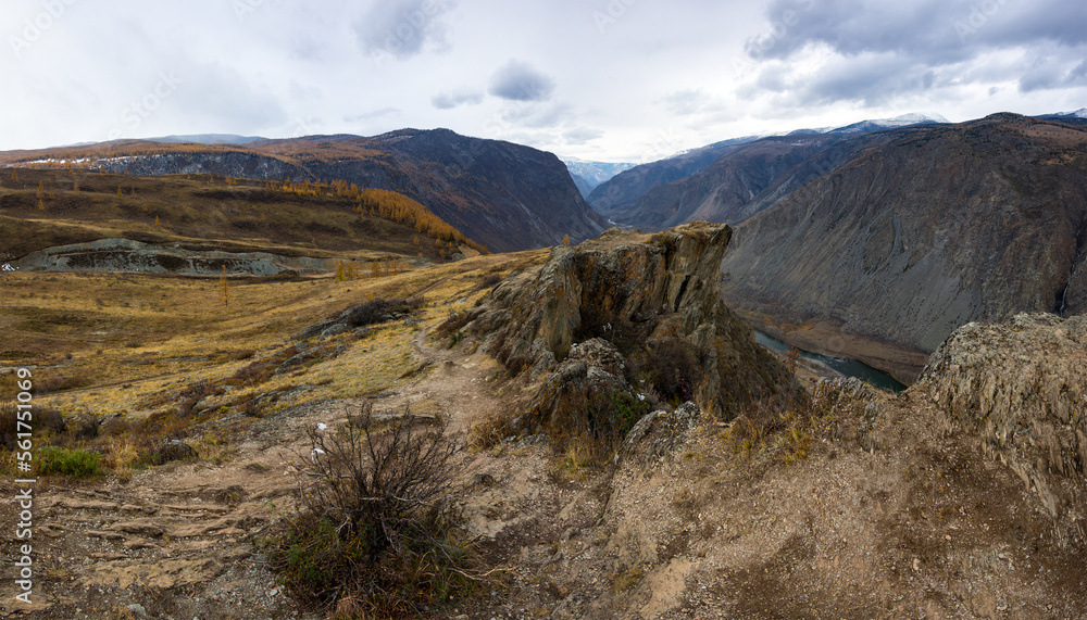 View of Altay mountains