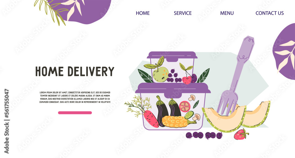 Ready food order and delivery oncept for web banner, hand drawn vector illustration for website or mobile app. Food delivery, takeaway and takeout, ready meal for week service website or landing page. Ready food order and delivery oncept for web banner, hand drawn vector illustration for website or mobile app. Food delivery, takeaway and takeout, ready meal for week service website or landing page.