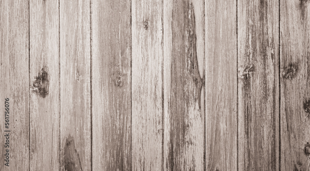Naklejka premium brown wood plank texture background