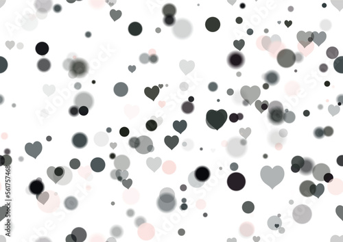 Background pattern abstract design texture. Seamless. Dark. Theme is about colorful, overflows, pattern, soft, love, inspiration, color, blurry, relations, glows, graphic, blurred, hearts
