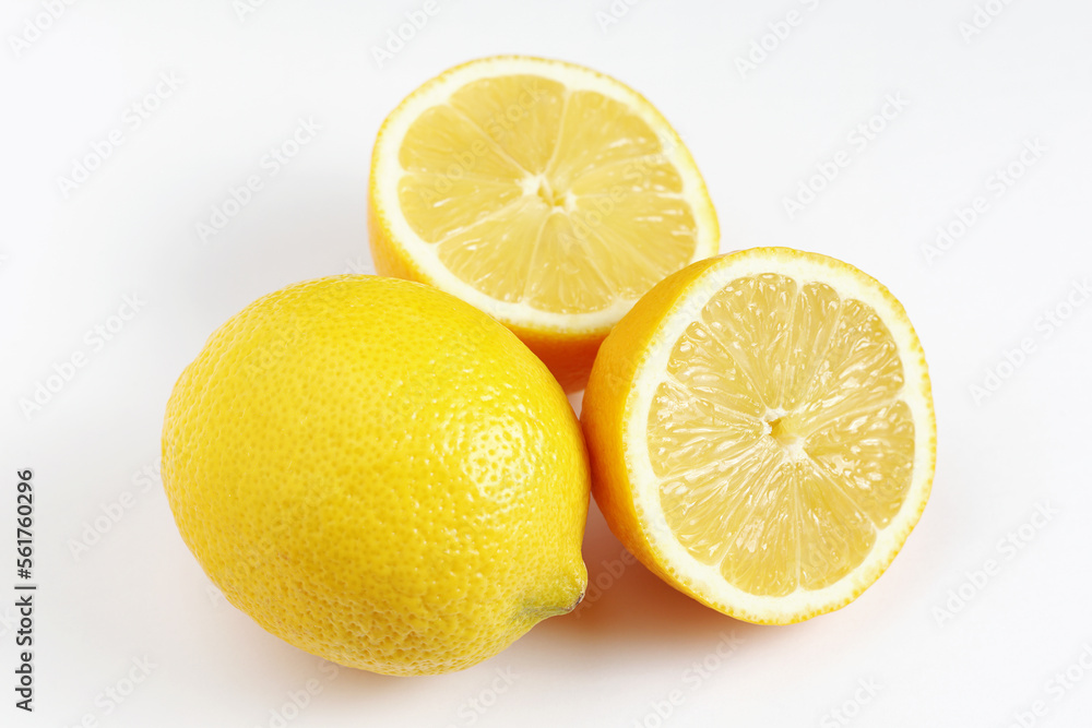 Fresh ripe lemons Fresh ripe lemons