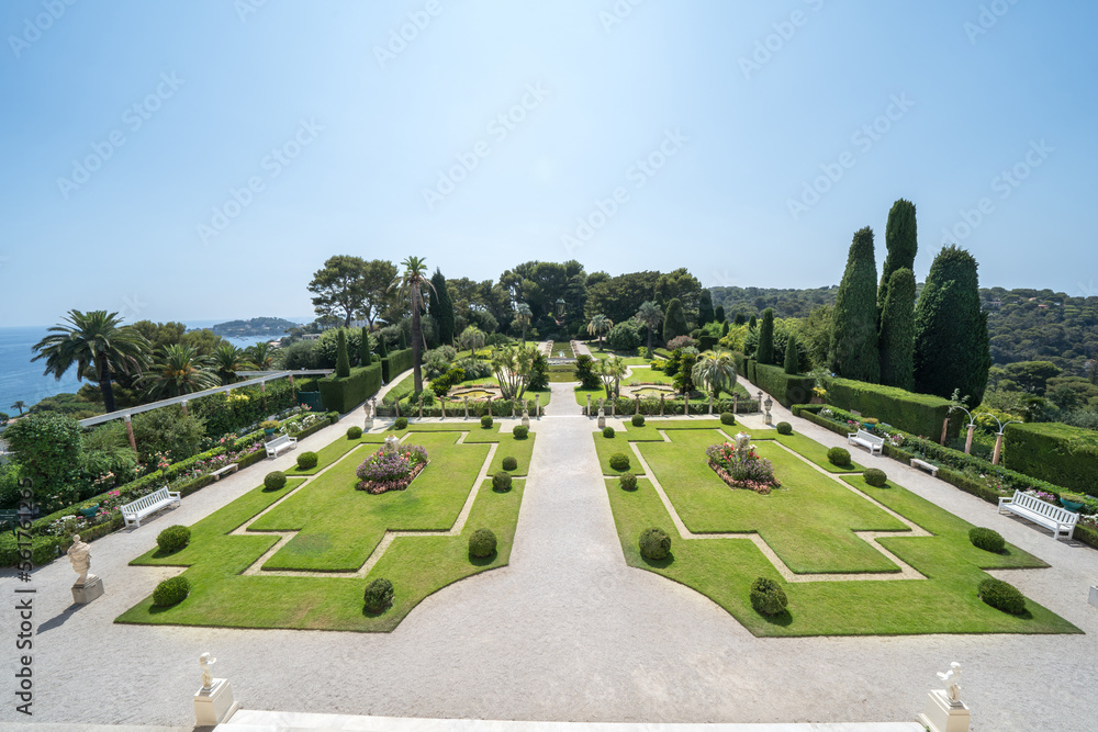 Gardens of Villa Ephrussi de Rothschild, Nice, France