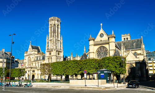 The Church of Saint-Germain-l'Auxerrois in Paris, France