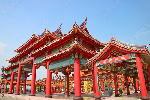 Marvelous Gate of Sian Lo Tai Tian Kong Chinese Buddhist Temple in Thailand
