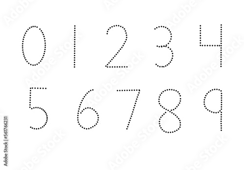 Montessori Numbers Tracing © Pandusaurus 