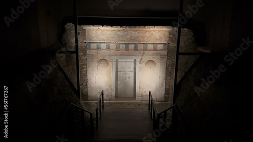 Ancient Hellenistic Tomb 3 Archaeological Discovery  photo