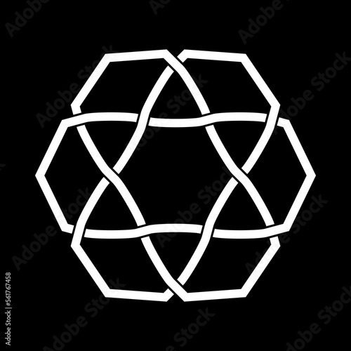 Celtic knot. Medieval decor...