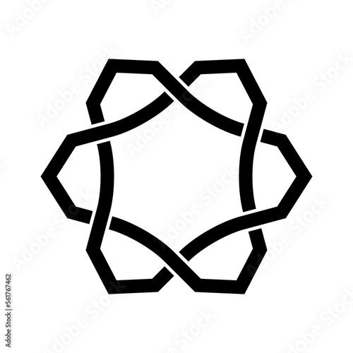 Celtic knot. Medieval decor...