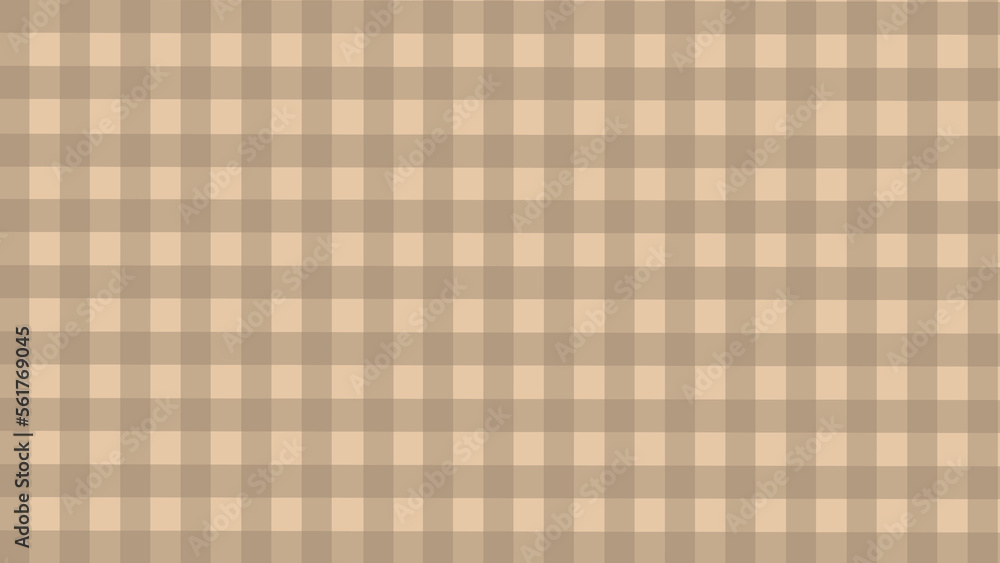 Beige and brown checkered seamless pattern as a background Beige and brown checkered seamless pattern as a background