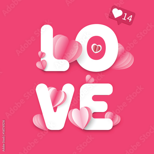 The art of passion design and decoration element, shape, banner, and template symbolizes valentine's celebration of love and romance and a happy holiday on valentines day.