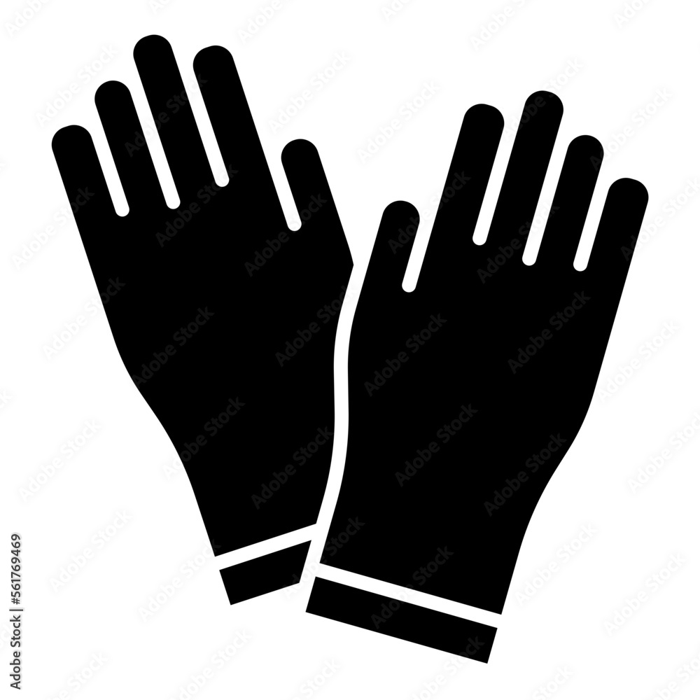 Obraz premium gloves icon