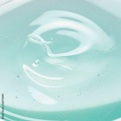 Gros plan texture gel cosmétique 