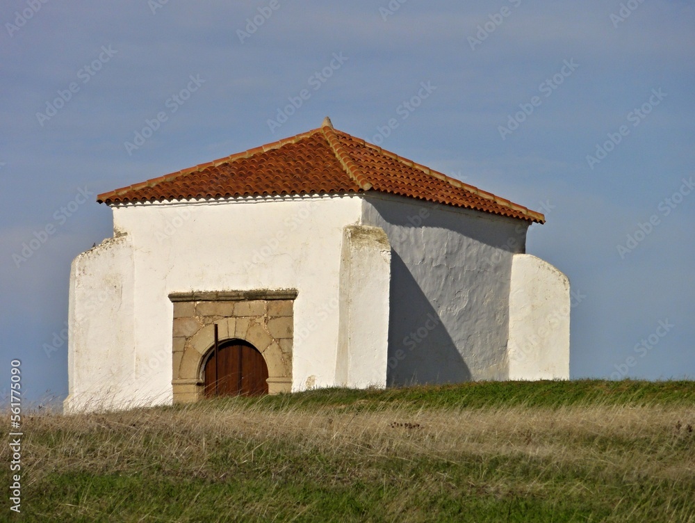 Small chapel in La Coronada, Extremadura - Spain