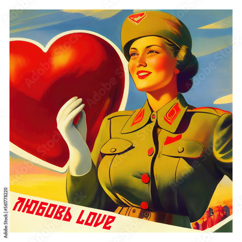 Valentine propaganda - 03 - Made by human and Generative AI