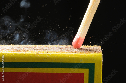 Striking a match