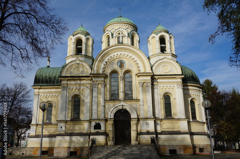 Church of Saint James (kosciol sw. Jakuba) built in the Byzantine style (former Orthodox church). Czestochowa, Poland.