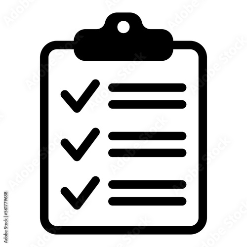 To do list icon. Clipboard icon. Checklist sign symbol for web site and app design.