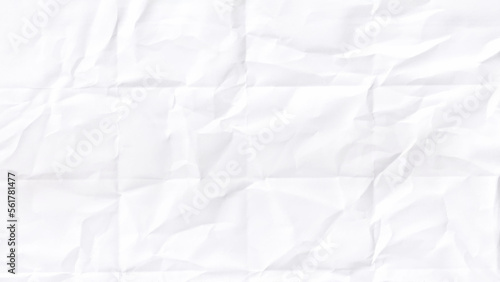 White crumpled paper texture pattern. Rough grunge old blank. Clean white paper. Vector abstract background.