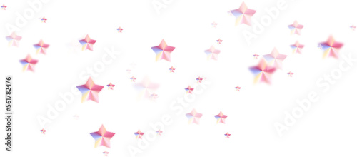 Confetti stars pink purple © JMBee Studio
