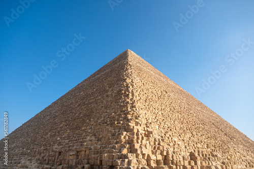 Pyramid of Cheops during the morning from Egypt