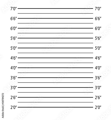 Police lineup or mugshot background. Vector