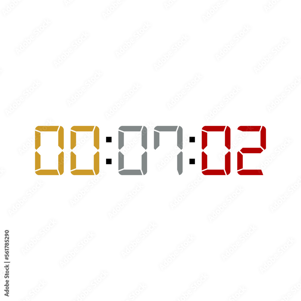 Digital, clock, led icon vector image. Can also be used for home electronics and appliances. Suitable for mobile apps, web apps and print media. Digital, clock, led icon vector image. Can also be used for home electronics and appliances. Suitable for mobile apps, web apps and print media.