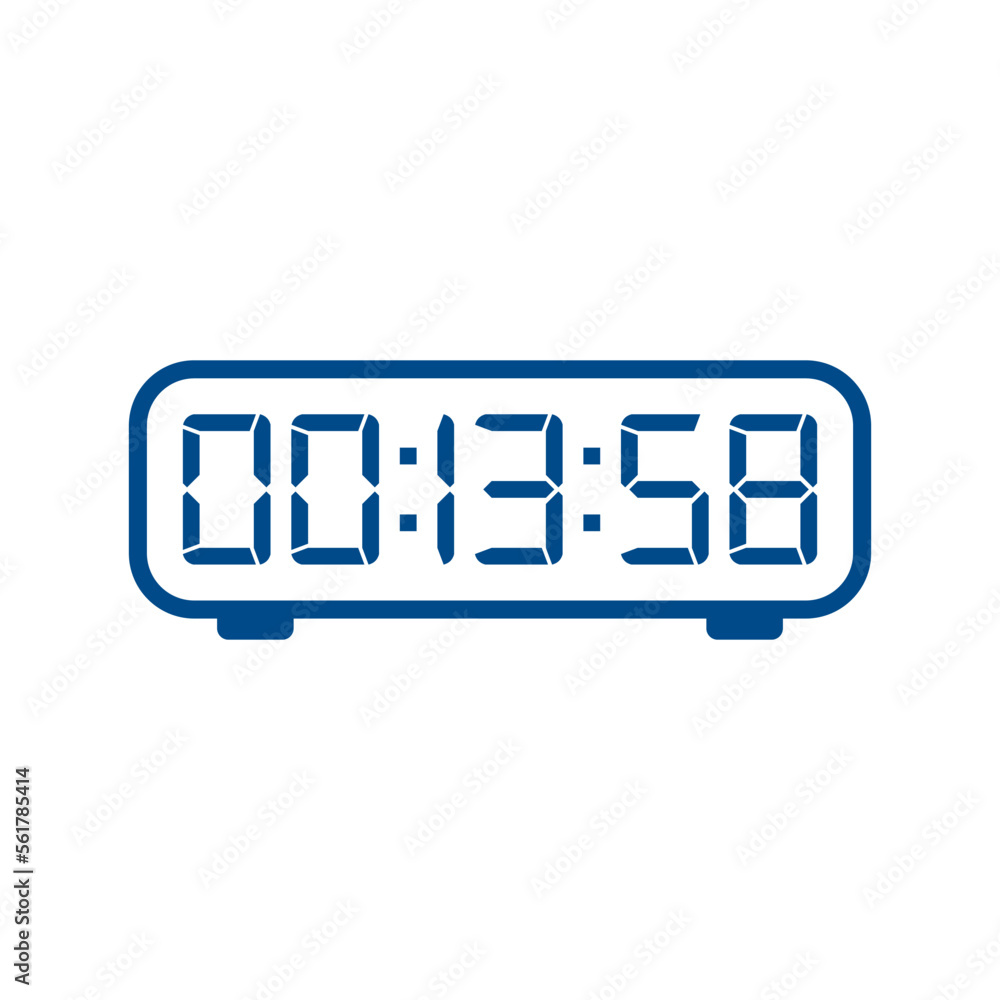 Digital, clock, led icon vector image. Can also be used for home electronics and appliances. Suitable for mobile apps, web apps and print media. Digital, clock, led icon vector image. Can also be used for home electronics and appliances. Suitable for mobile apps, web apps and print media.