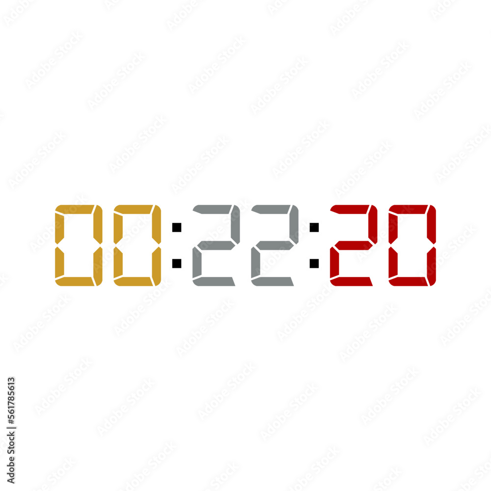 Digital, clock, led icon vector image. Can also be used for home electronics and appliances. Suitable for mobile apps, web apps and print media. Digital, clock, led icon vector image. Can also be used for home electronics and appliances. Suitable for mobile apps, web apps and print media.