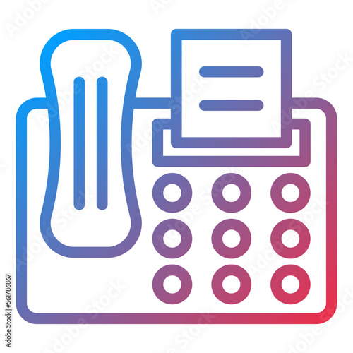 Fax Icon Style