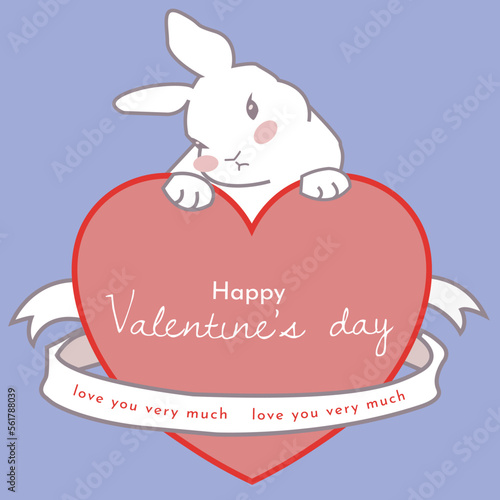 Happy Valentine's Day from rabbit