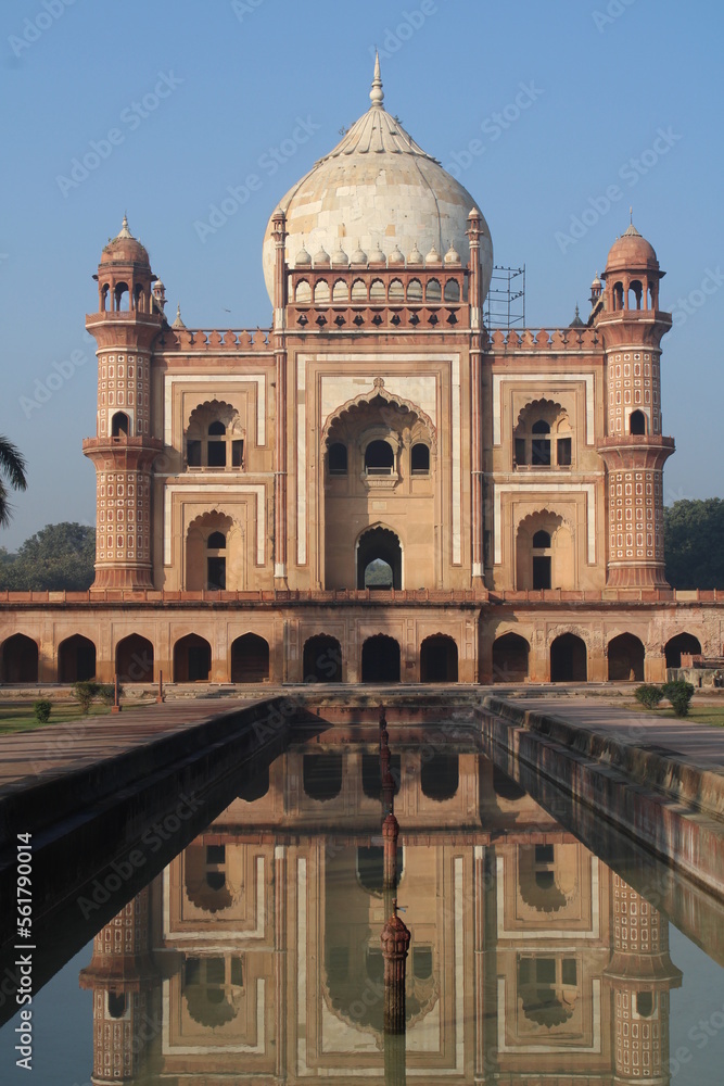 Safdarjung's Tomb in a marble mausoleum in New Delhi, India
