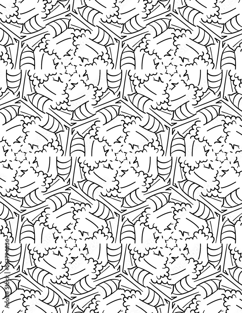 Black and white abstract geometric pattern Black and white abstract geometric pattern