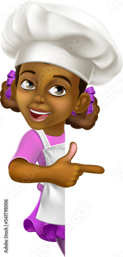 Black Girl Cartoon Child Ch...