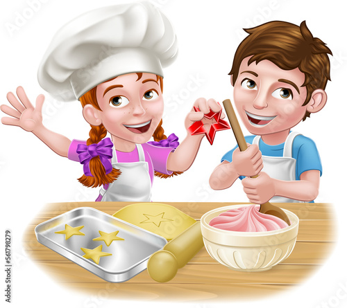 Kid Chef Child Cartoon Char...