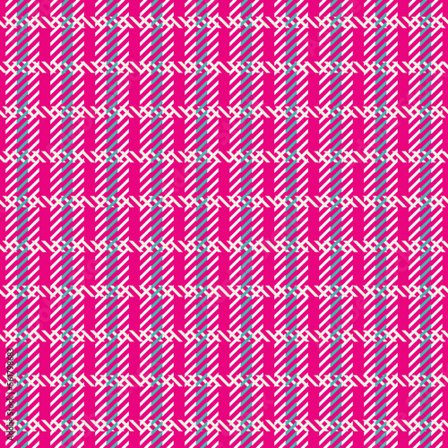 Abstract Checkered Gingham Style Vector Stripes Seamless Pattern Plaid Look Diagonal Textured Lines Trendy Fashion Colors Perfect for Allover Fabric Print or Wrapping Paper