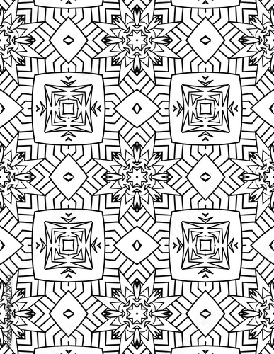 Black and white abstract geometric pattern