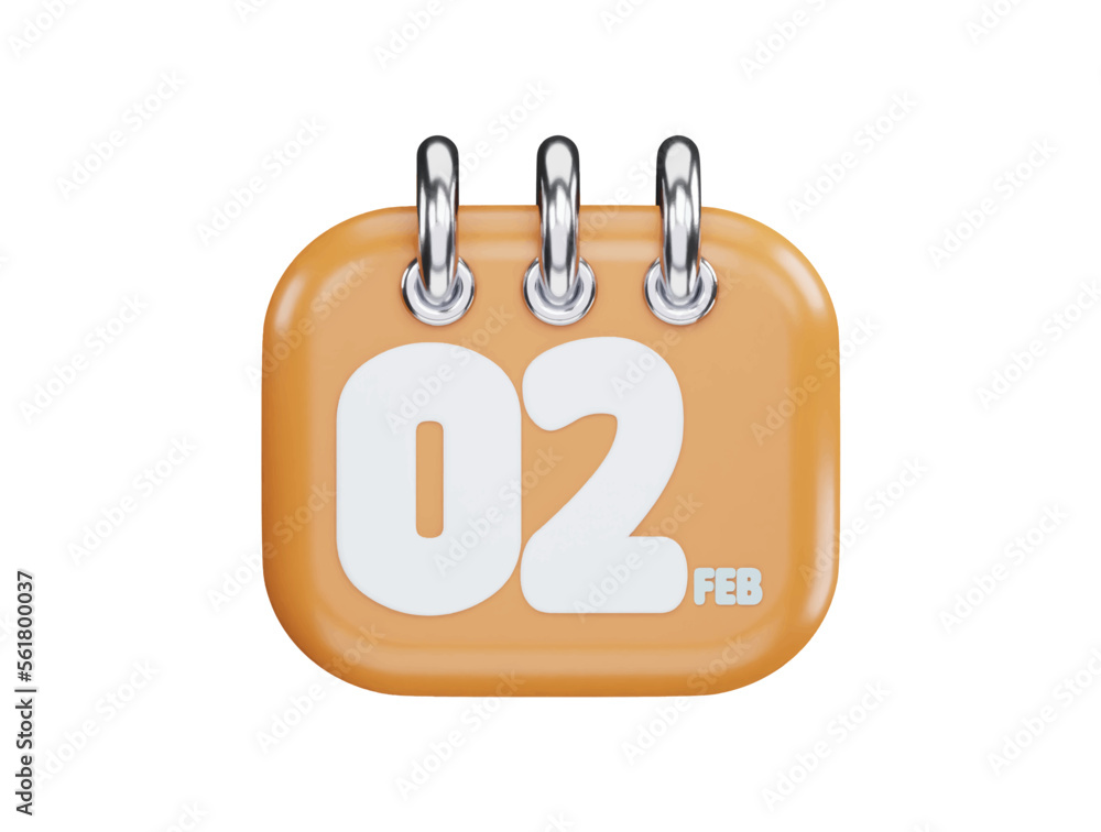 Calendar 3d rendering vector icon illustration Calendar 3d rendering vector icon illustration