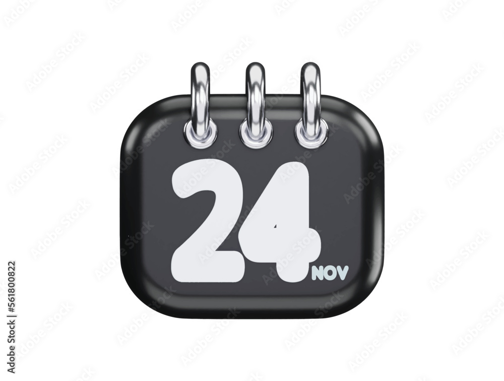 Calendar 3d rendering vector icon illustration Calendar 3d rendering vector icon illustration