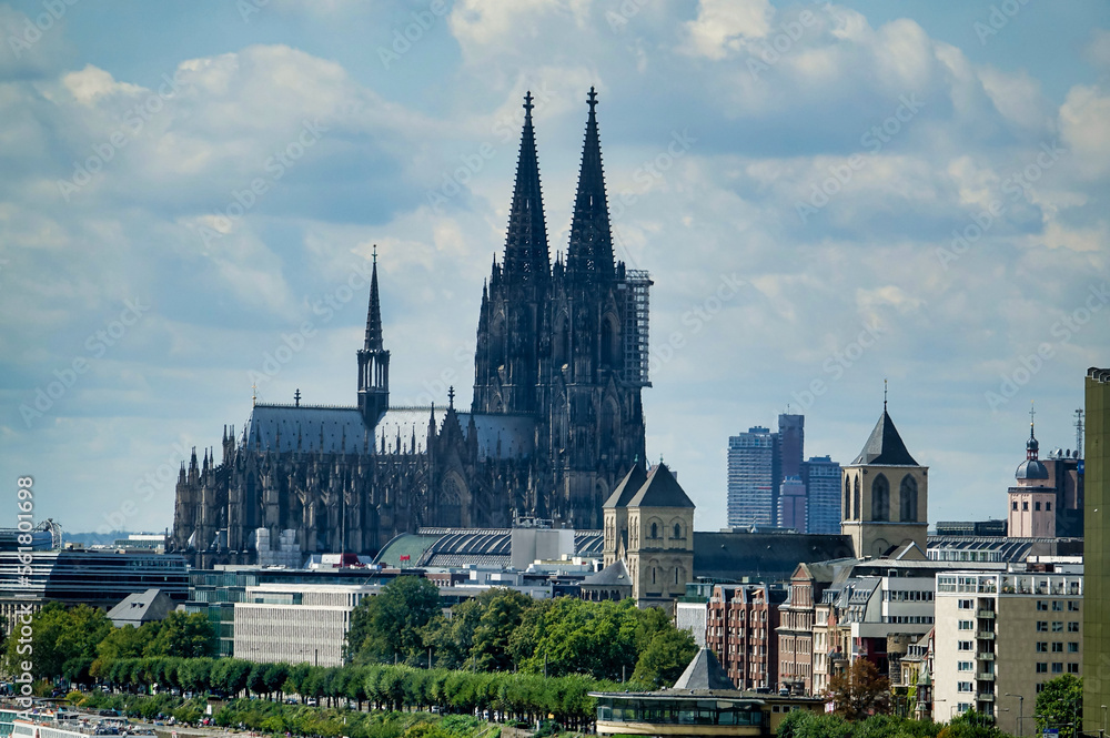 notre dame de city taken in cologne germany, north europe notre dame de city taken in cologne germany, north europe
