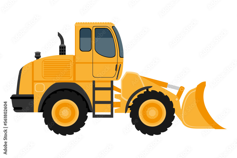 transport for the transportation of goods or passengers flat icon vector illustration
