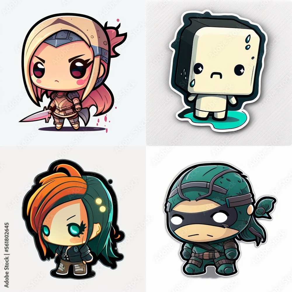 Fototapeta premium chibi art