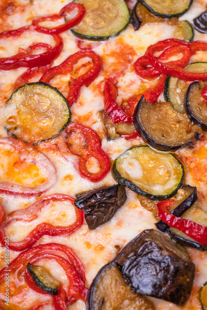 Aubergine Pepper Pizza Topping Aubergine Pepper Pizza Topping