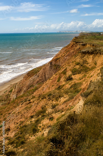 Coastal erosion on the South West coast of the Isle of Wight © Wildwatertv