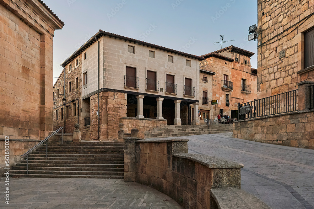 Santo Domingo de Silos village. In the province of Burgos. Spain