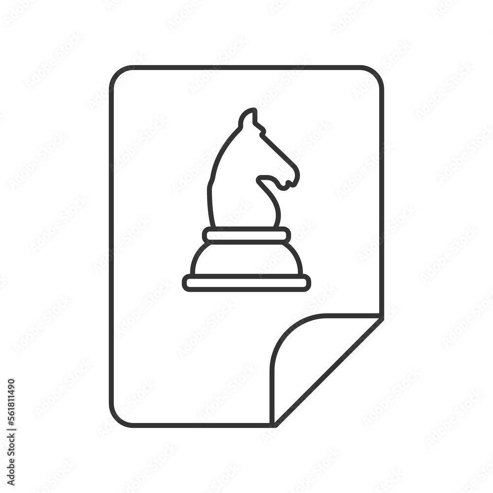 Strategy vector icon. Line sign for mobile concept and web design. Symbol, logo illustration. Vector graphics Strategy vector icon. Line sign for mobile concept and web design. Symbol, logo illustration. Vector graphics